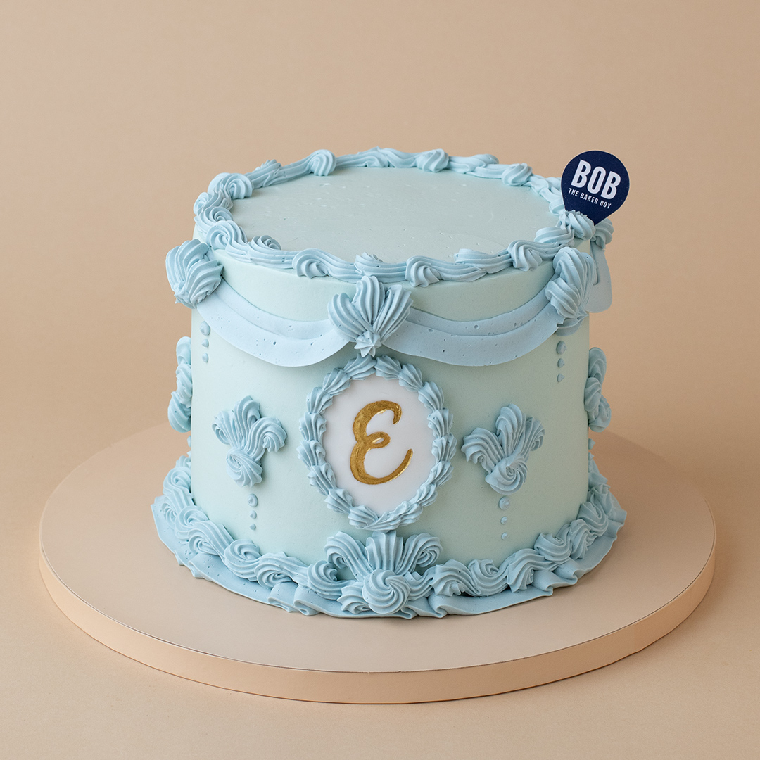 Vintage Monogram Cameo Cake - Bob the Baker Boy