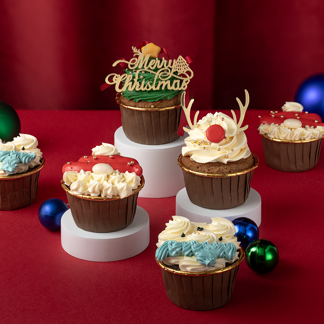 Christmas Assorted Cupcakes - Bob the Baker Boy