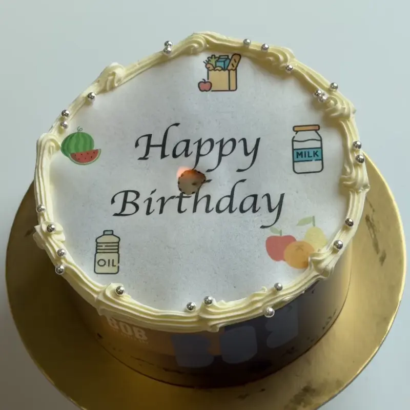 Burnaway cake Singapore customised prank burnaway cake